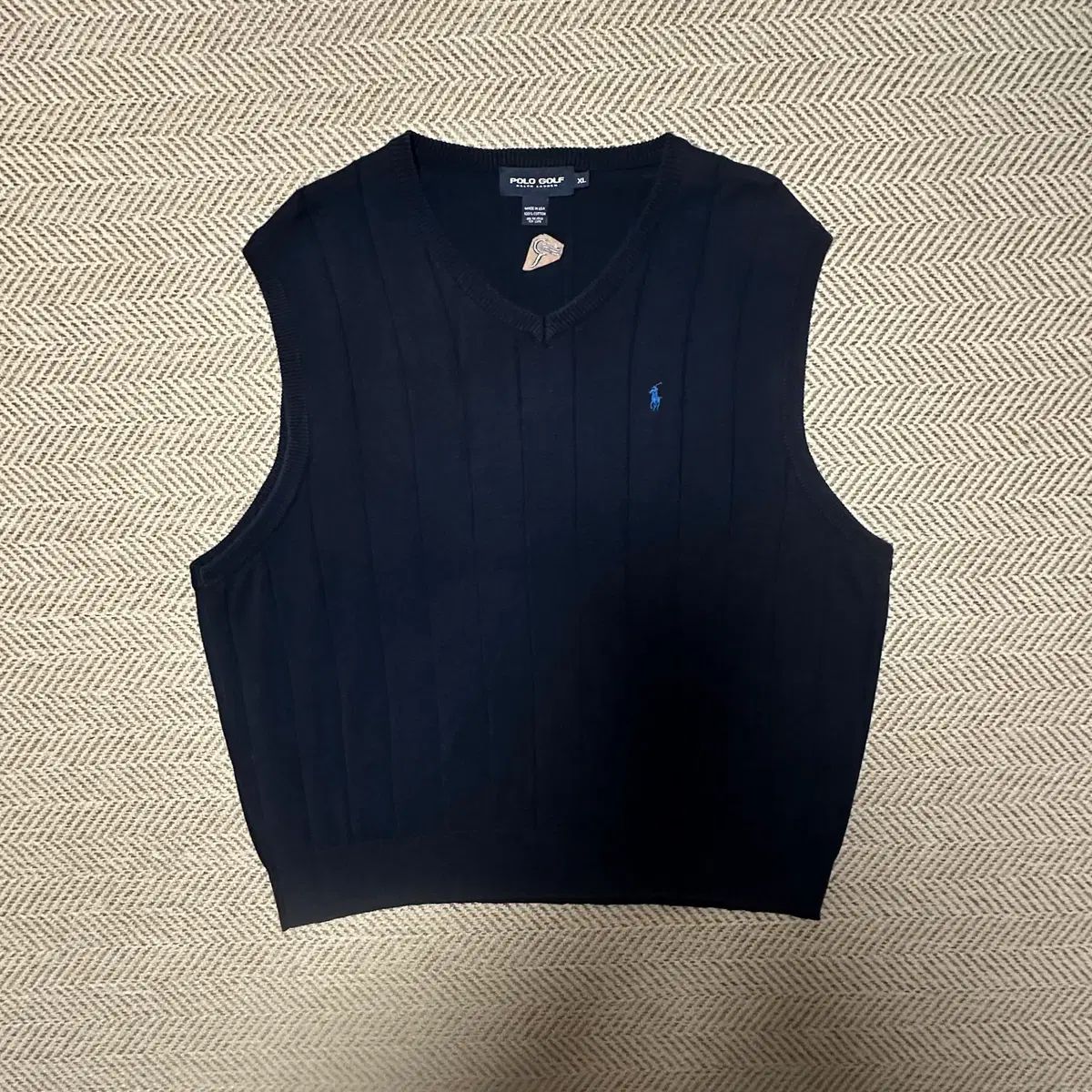POLO RALPH LAUREN usa製 ニットベスト お買い得品 USA製 RALPH LAUREN
