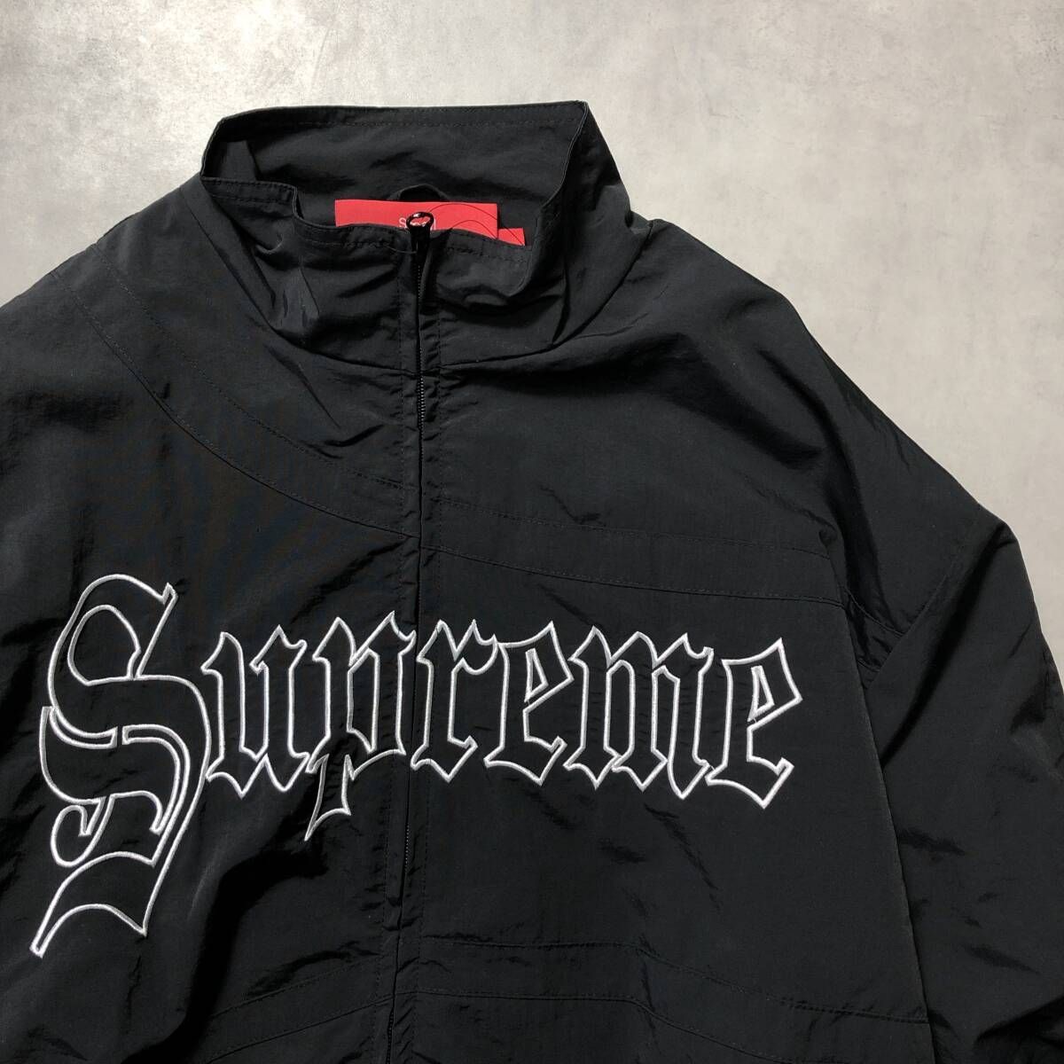 GQ4259◇Supreme : Old English Track Jacket◇S◇黒 シュプリーム