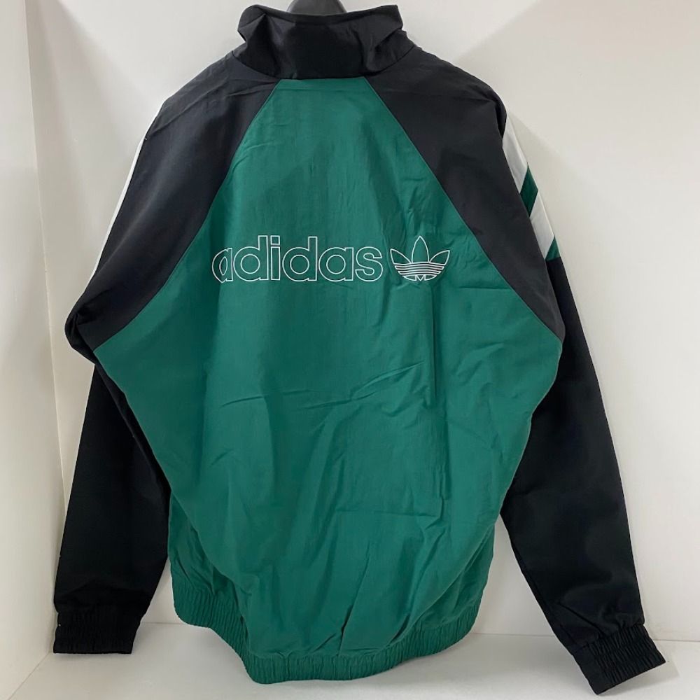 08 w 14583 アディダス adidas トラックトップ カレッジエイトグリーン×ブラック Mサイズ JX 3053 アウター 品