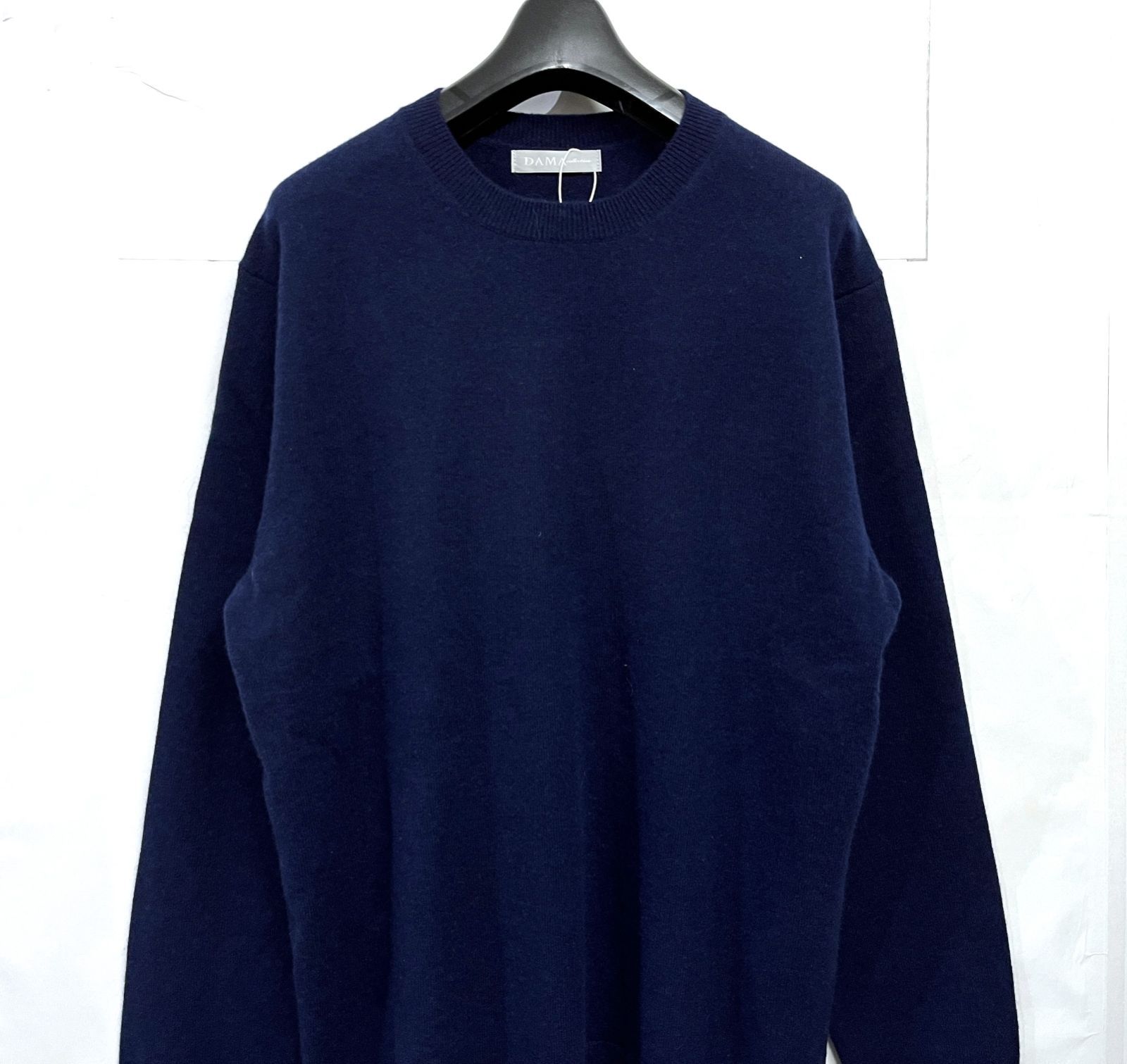 カシミヤ100✨ダーマコレクション　Dama collection ニット　M DAMA collection｜ダーマコレクション カシミア100% クルーネック