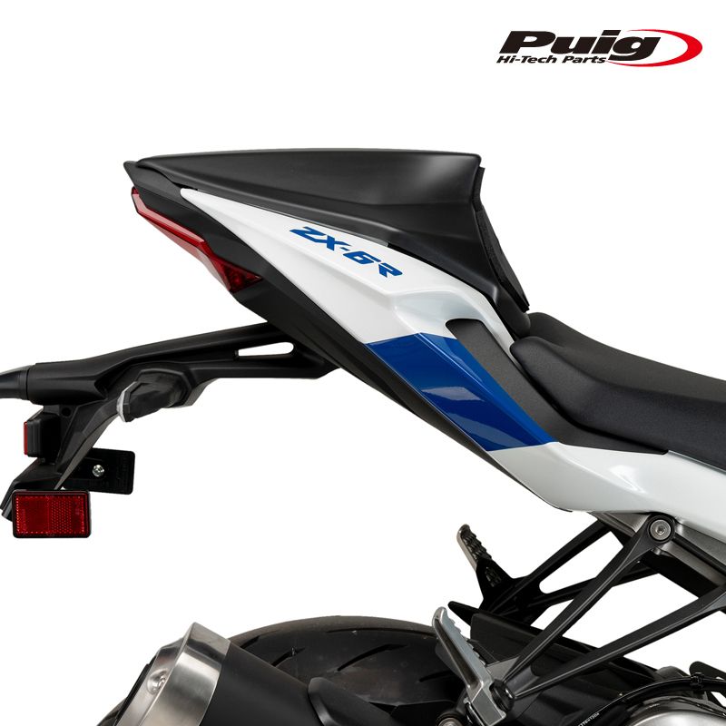 Puig 21977N REAR SEAT COWLS [BLACK] KAWASAKI ZX-6R NINJA(24-25