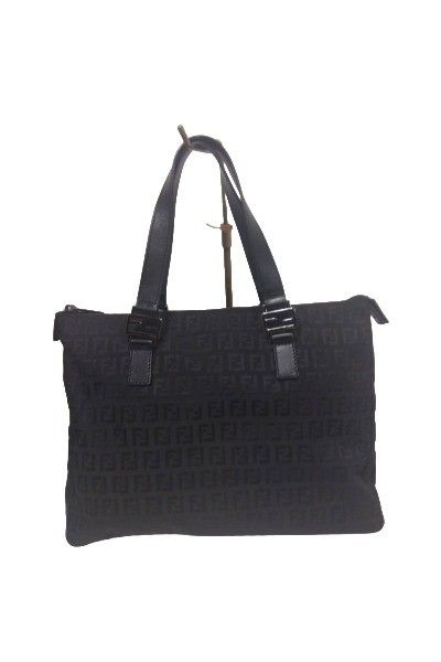 中古】フェンディ ズッキーノ柄 ハンドバッグ トートバッグ