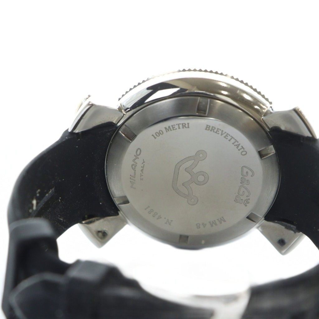 ガガミラノ GaGa MILANO Manuale 48mm MM48 N.4881 マヌアーレ 48mm