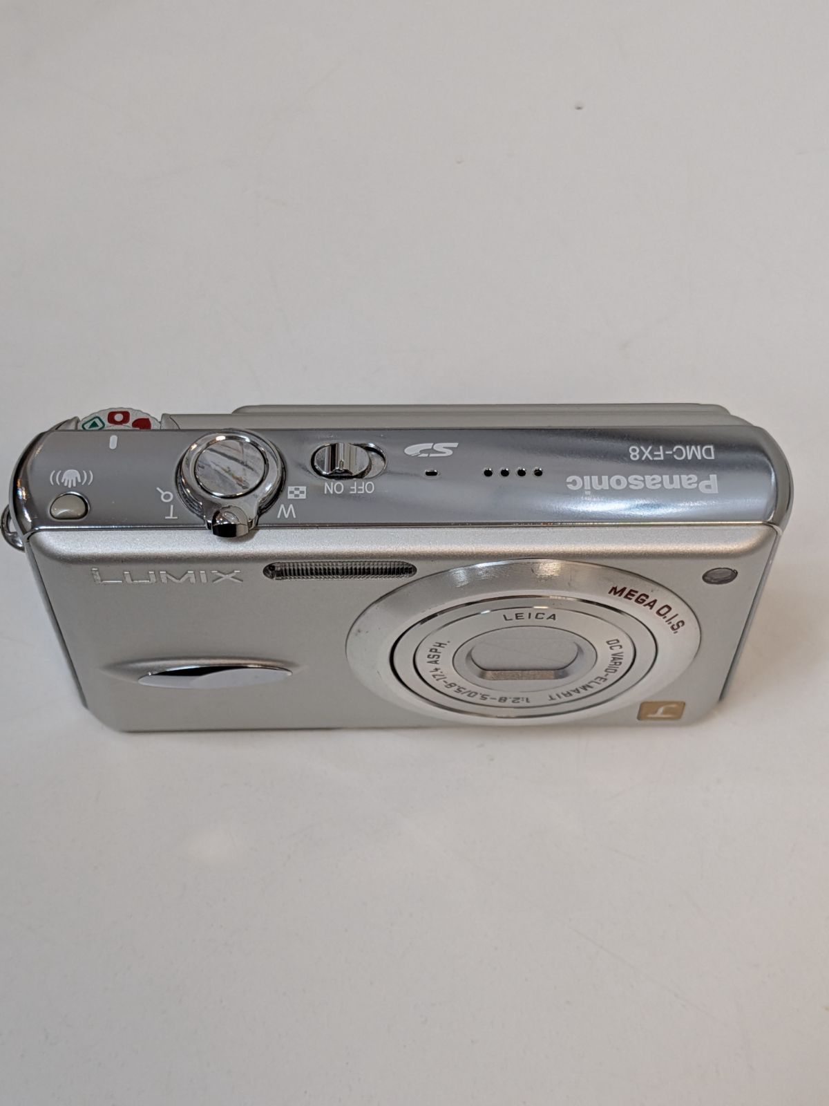 動作確認済】Panasonic LUMIX デジタルカメラ DMC‐FX8 シルバー