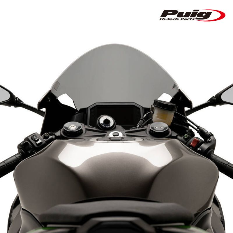 Puig 21832H R-RACER SCREEN [SMOKE] KAWASAKI NINJA ZX-6R (24-25-25
