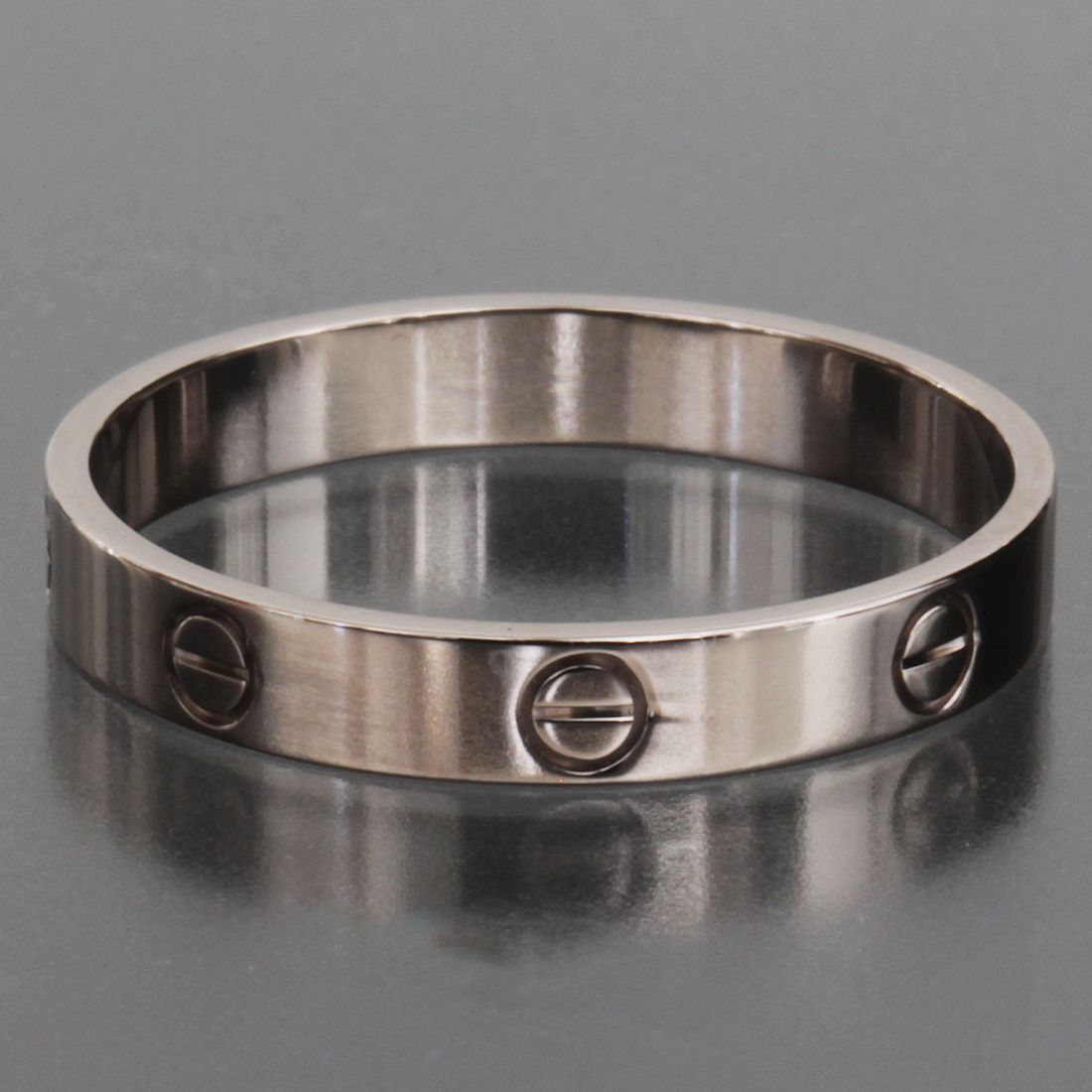 カルティエ ミニラブリング 26号 67 K 18 WG メンズ E 1946