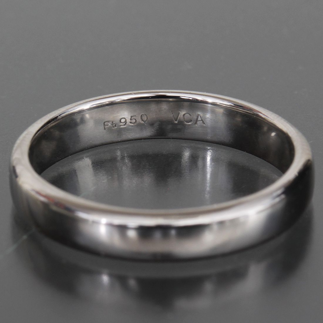 ヴァンクリーフ＆アーペル リング 16 5号 PT 950 袋付 E 1898