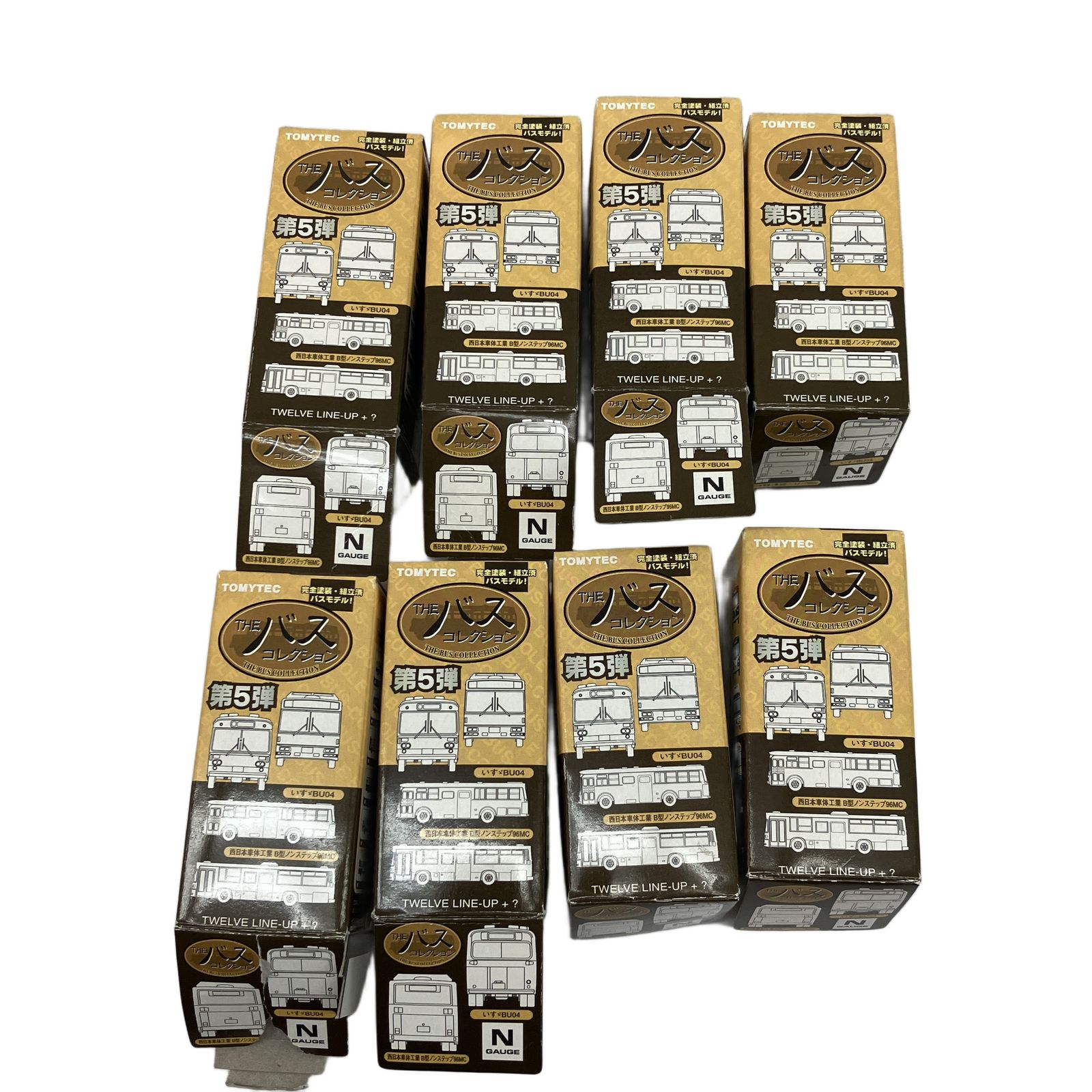 TOMYTEC バス 第5弾 BOX販売 バスコレ BU 04 東京都交通局 ×8点