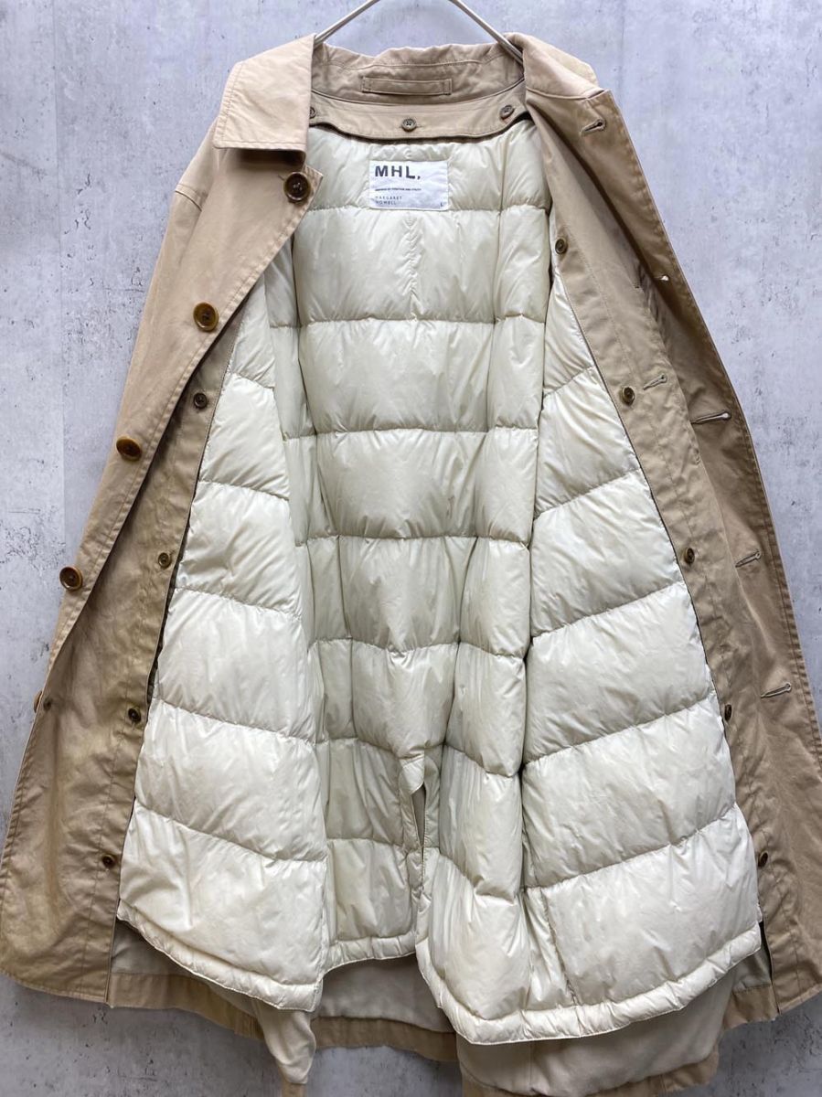 MARGARET HOWELL マーガレットハウエル ダウンライナー付き トレンチ