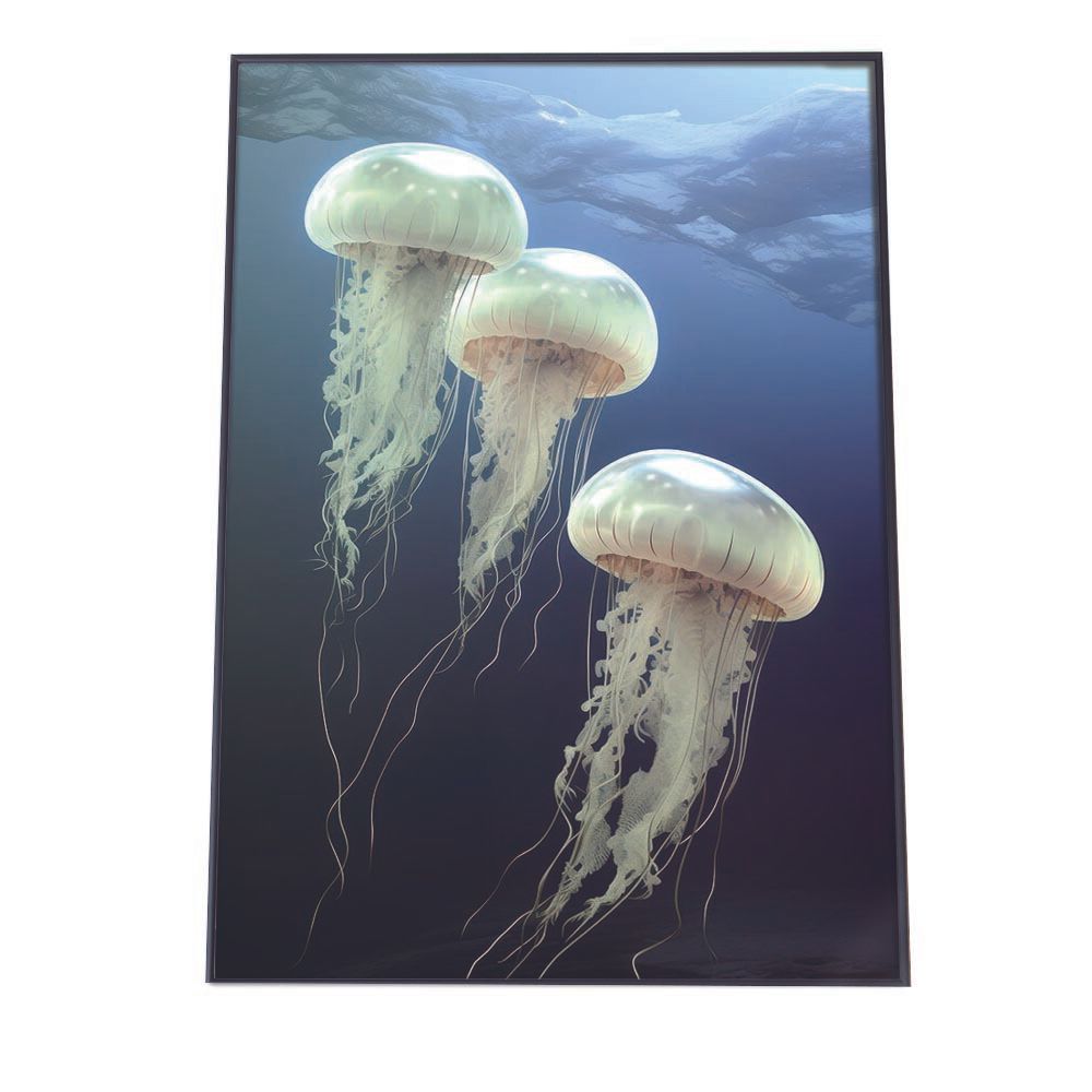 A2サイズ（約42x59cm）】【lh-poster-2558】クラゲ ポスター