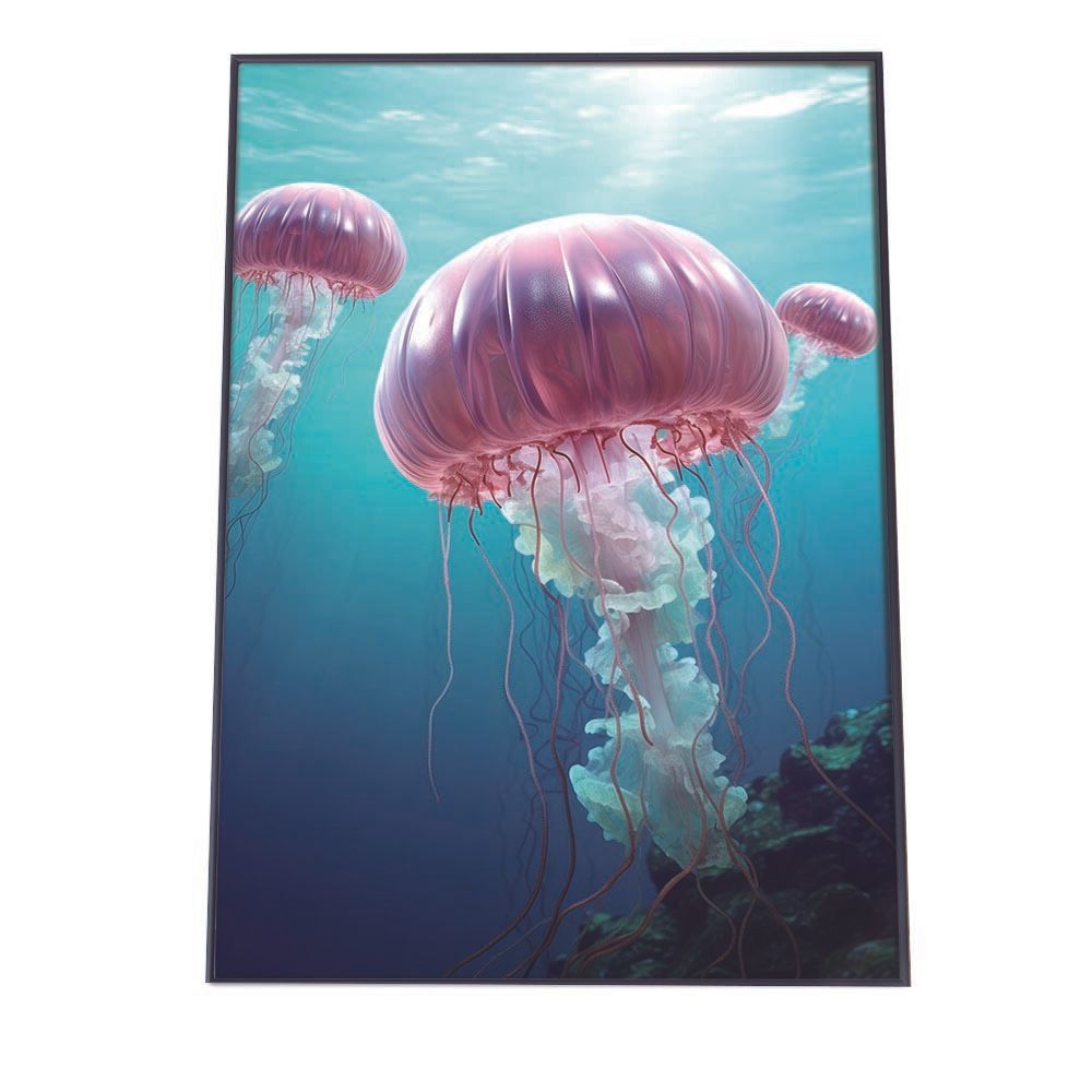 B2サイズ（約51x73cm）】【lh-poster-2566】クラゲ ポスター