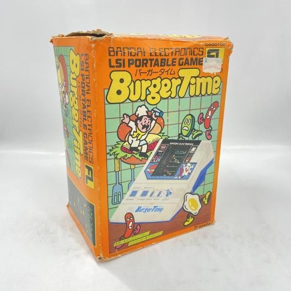 本体S 動作未 き BANDAI バーガータイム LSI portable game FL burger time 6
