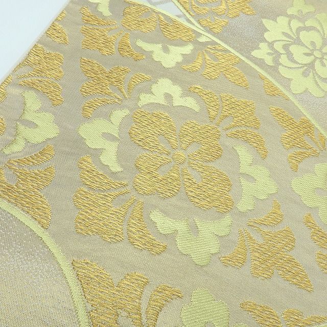  百華 O-180 正絹 着物 網代 華文 扇面 袋帯 袋帯 帯