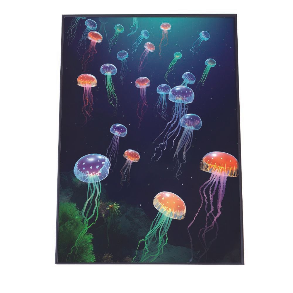 A1サイズ（約59x84cm）】【lh-poster-2623】クラゲ ポスター