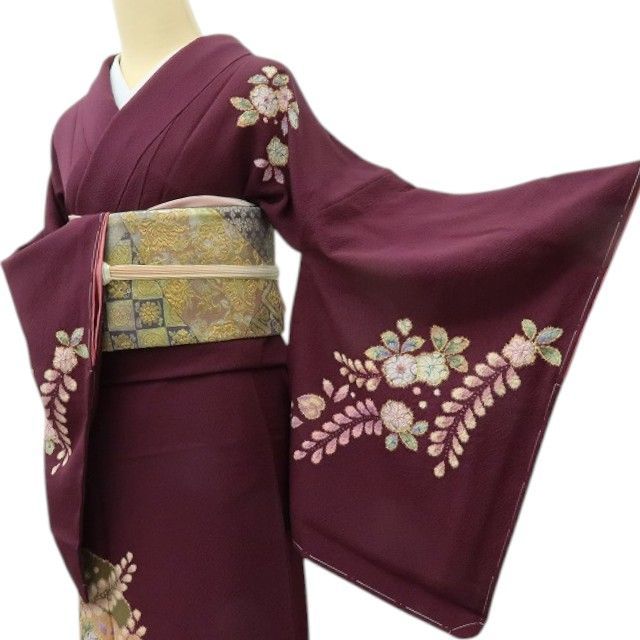 六花-RIKKA- 美品未着用 正絹 やまと誂製 翠山工房 桐屋の辻が花 浜