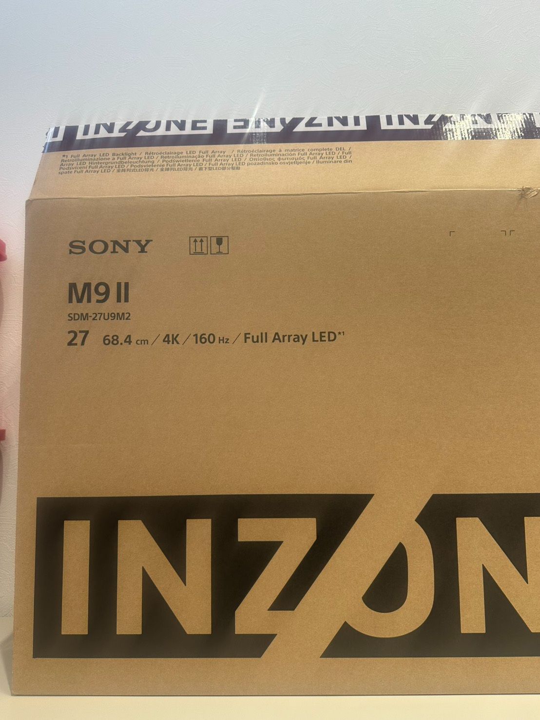 ソニー ゲーミングモニター INZONE M 9 II SDM-27 U 2