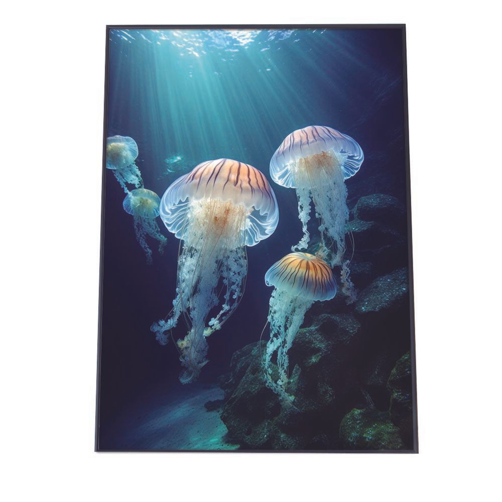 A1サイズ（約59x84cm）】【lh-poster-2640】クラゲ ポスター