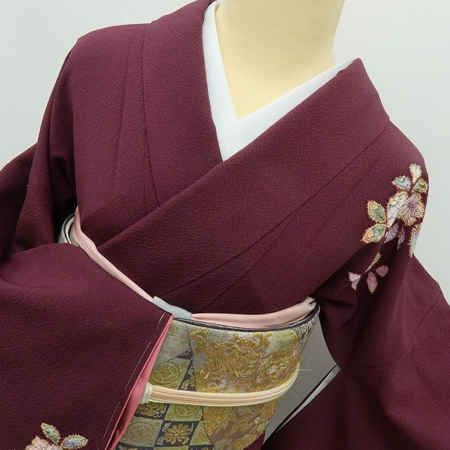 六花-RIKKA- 美品未着用 正絹 やまと誂製 翠山工房 桐屋の辻が花 浜