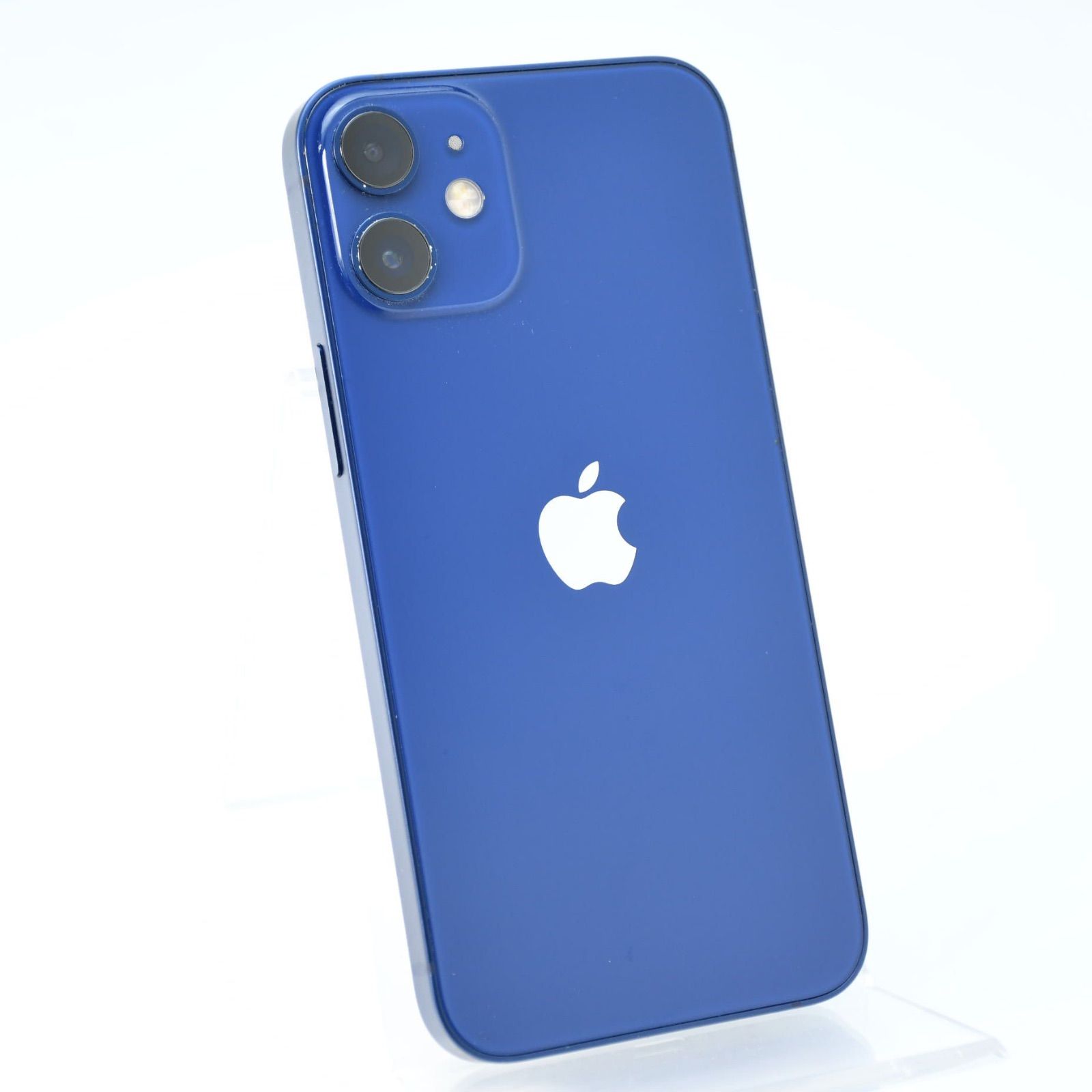 【バッテリー最大容量100%】iPhone12 mini ブルー 64GB バッテリー最大容量 100％＊液晶美品】 au SIMフリー iPhone12 mini