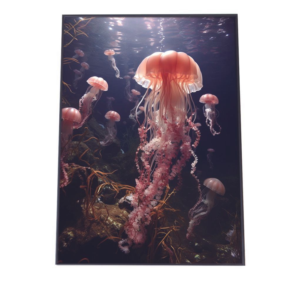 B2サイズ（約51x73cm）】【lh-poster-2656】クラゲ ポスター