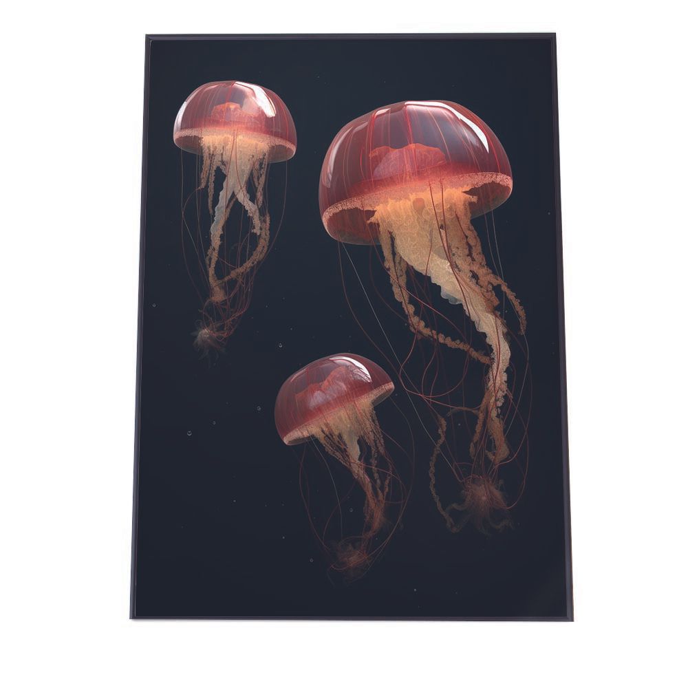 B2サイズ（約51x73cm）】【lh-poster-2663】クラゲ ポスター