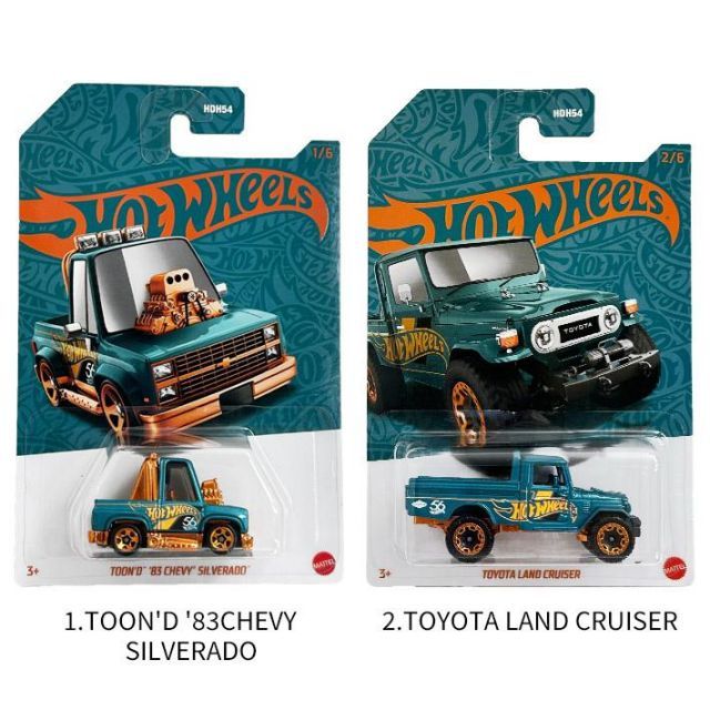 トゥーンド 1983 シボレー シルバラード マテル ホットウィール 1/64