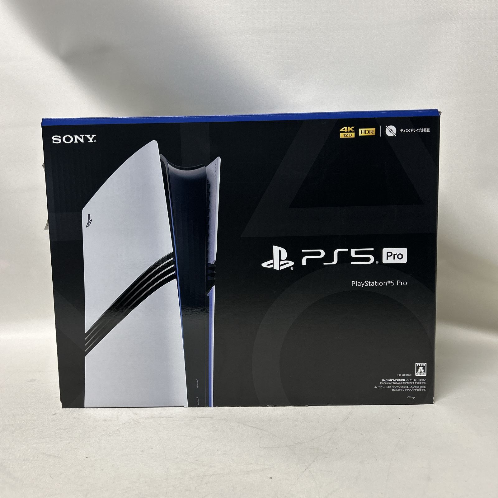 浜館35-850 PlayStation 5 Pro PS CFI-7000 B 01 2 TB ディスクドライブ非搭載 品