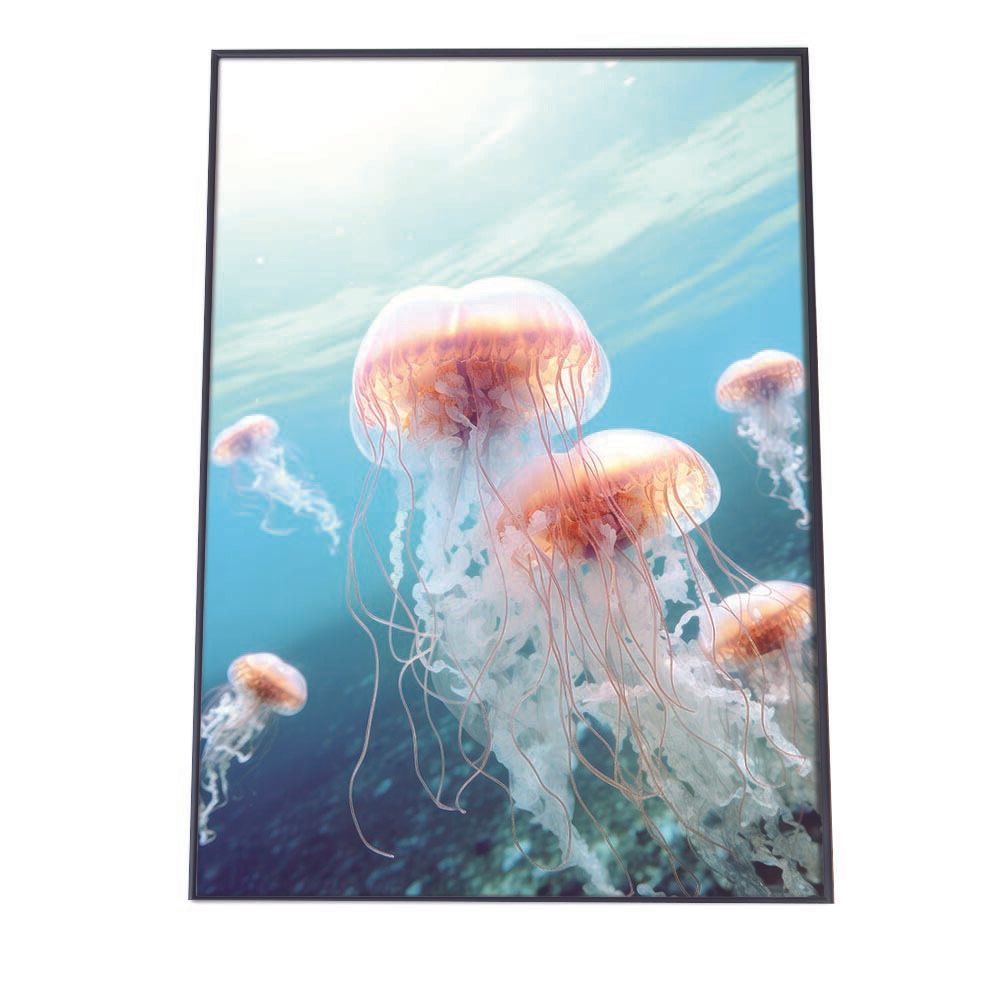 A1サイズ（約59x84cm）】【lh-poster-2676】クラゲ ポスター