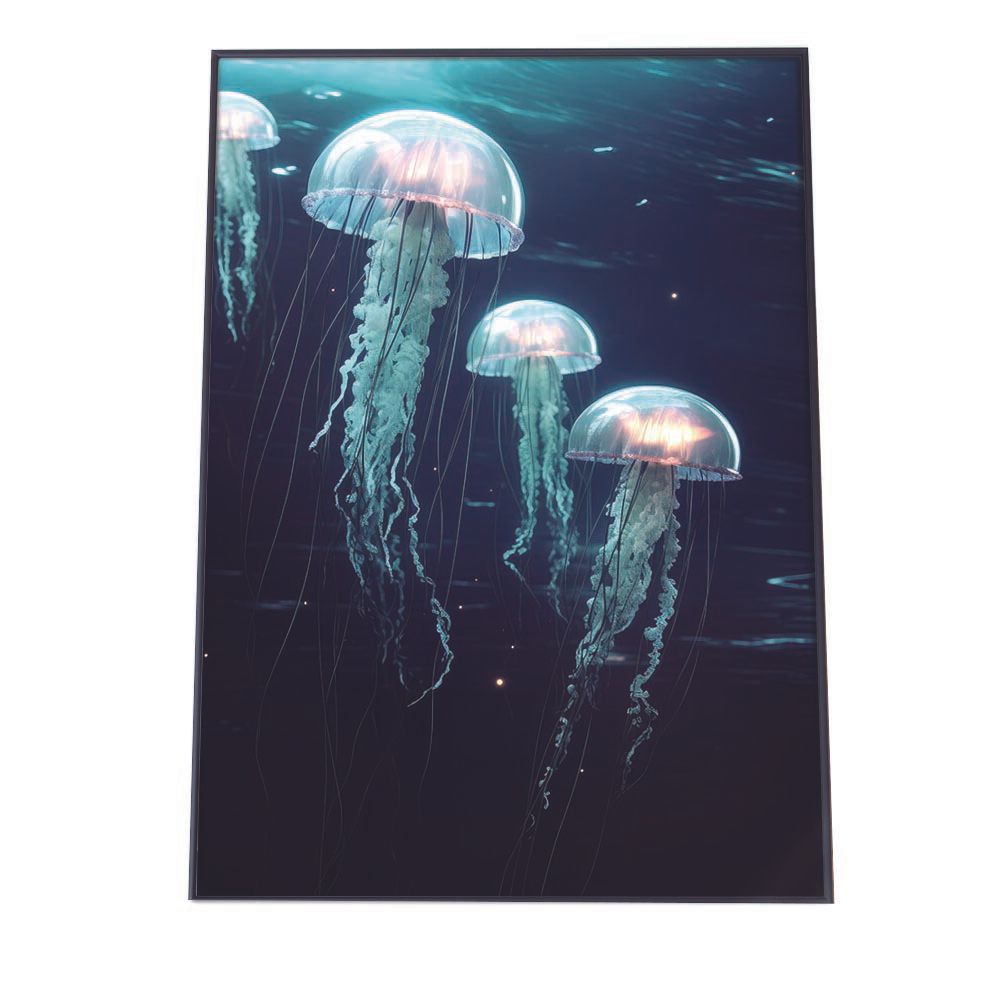 B3サイズ（約36x51cm）】【lh-poster-2678】クラゲ ポスター