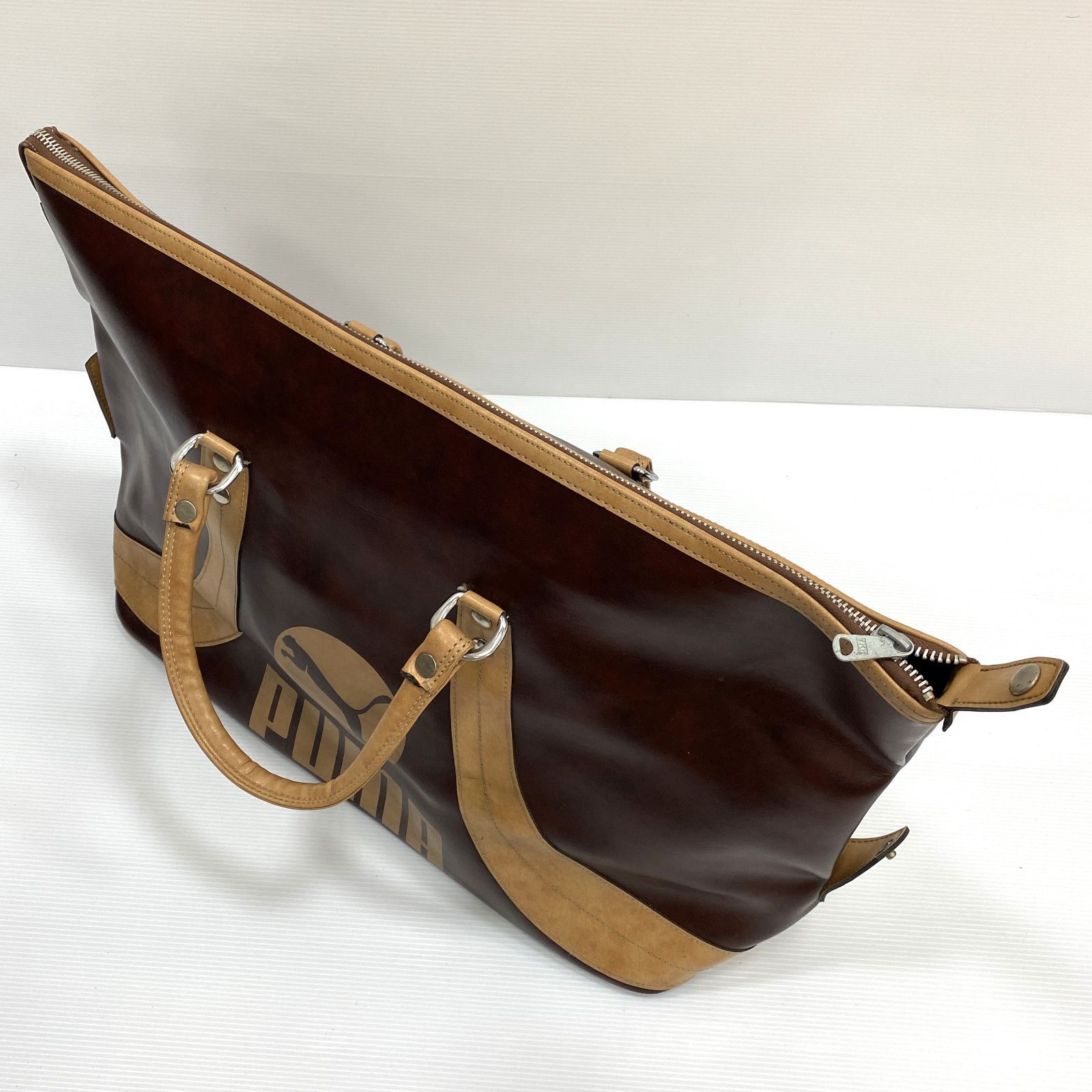 中古品】PUMA travel bag プーマ ボストンバッグ ビンテージ ブラウン