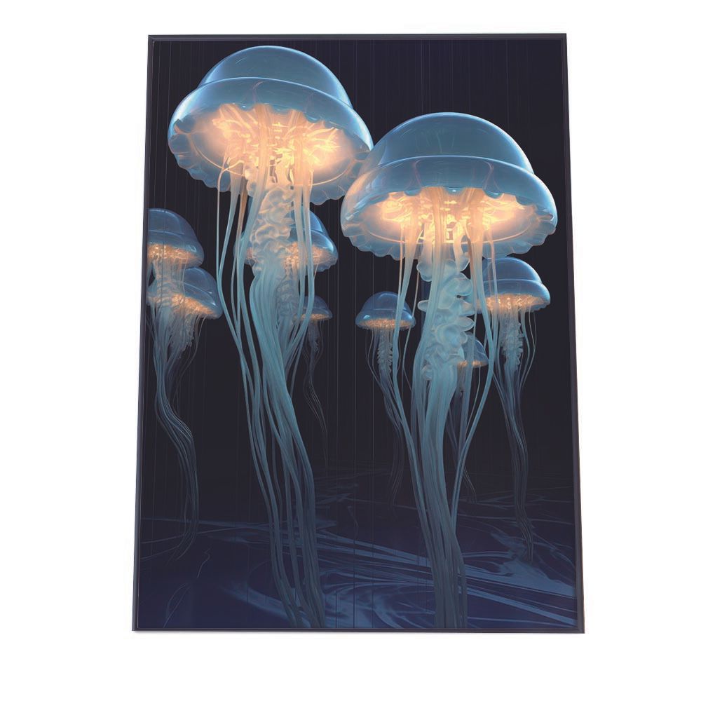 A1サイズ（約59x84cm）】【lh-poster-2700】クラゲ ポスター