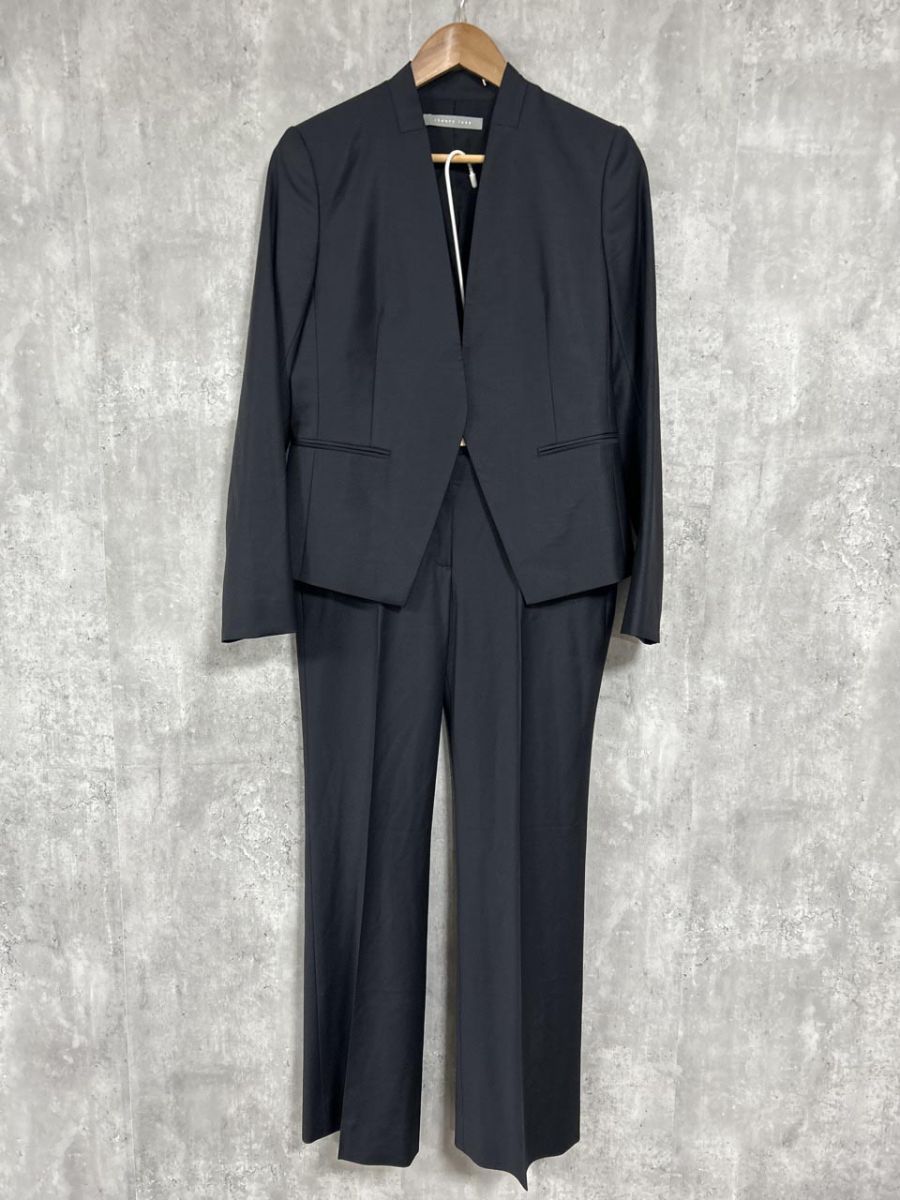 theory luxe セオリーリュクス フォーマル パンツ スーツ size 040|濃紺 ◎レディース