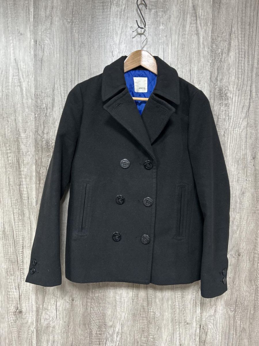 MOUSSY マウジー ピー コート size2/黒 ◆■ レディース