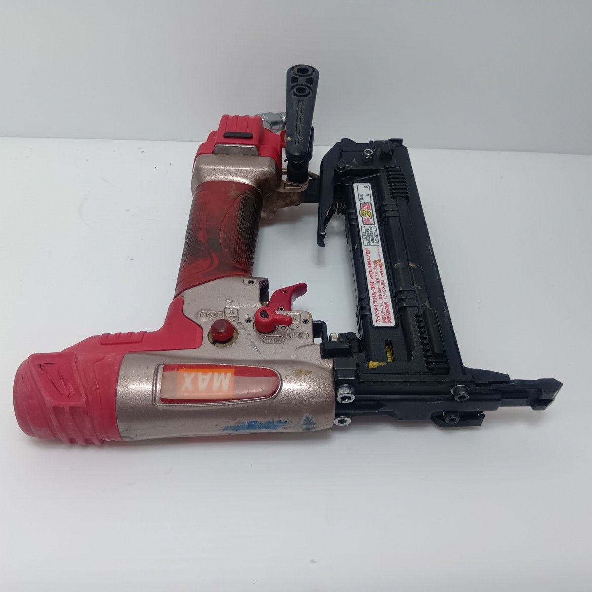  MAX マックス スーパーネイラ HA-38 F 2 D |4 MAフロア レッド エアータッカー エアーツール
