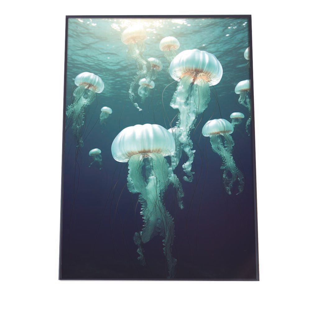 A1サイズ（約59x84cm）】【lh-poster-2722】クラゲ ポスター