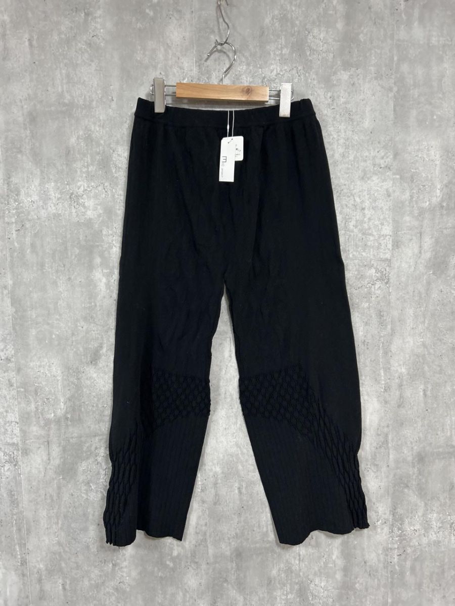 慈雨 ジウ 定価13200円 イージー パンツ size 75 黒 レディース