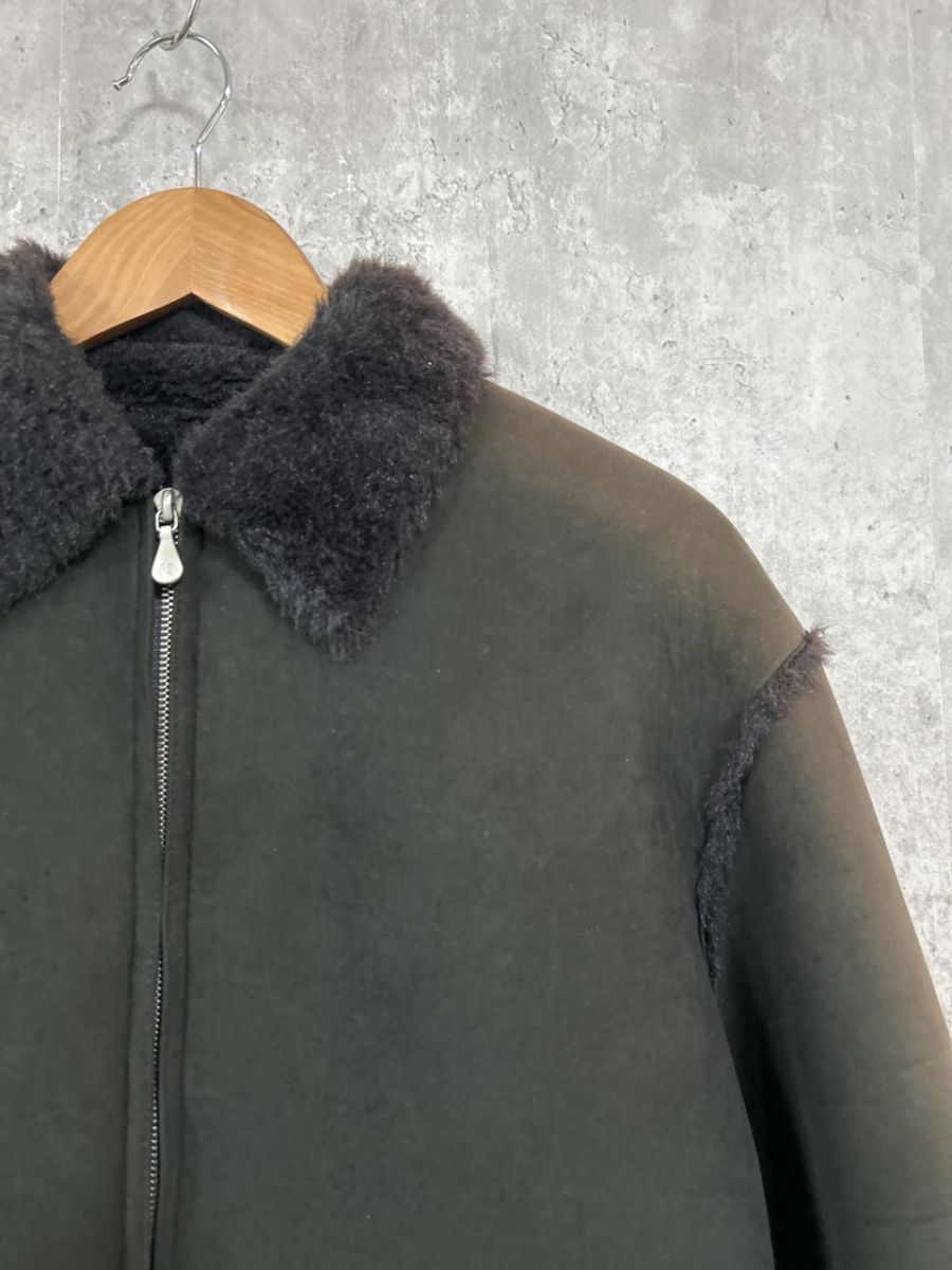 Paul Smith ポールスミス ムートン ジャケット sizeL|黒 ◆ ◎メンズ