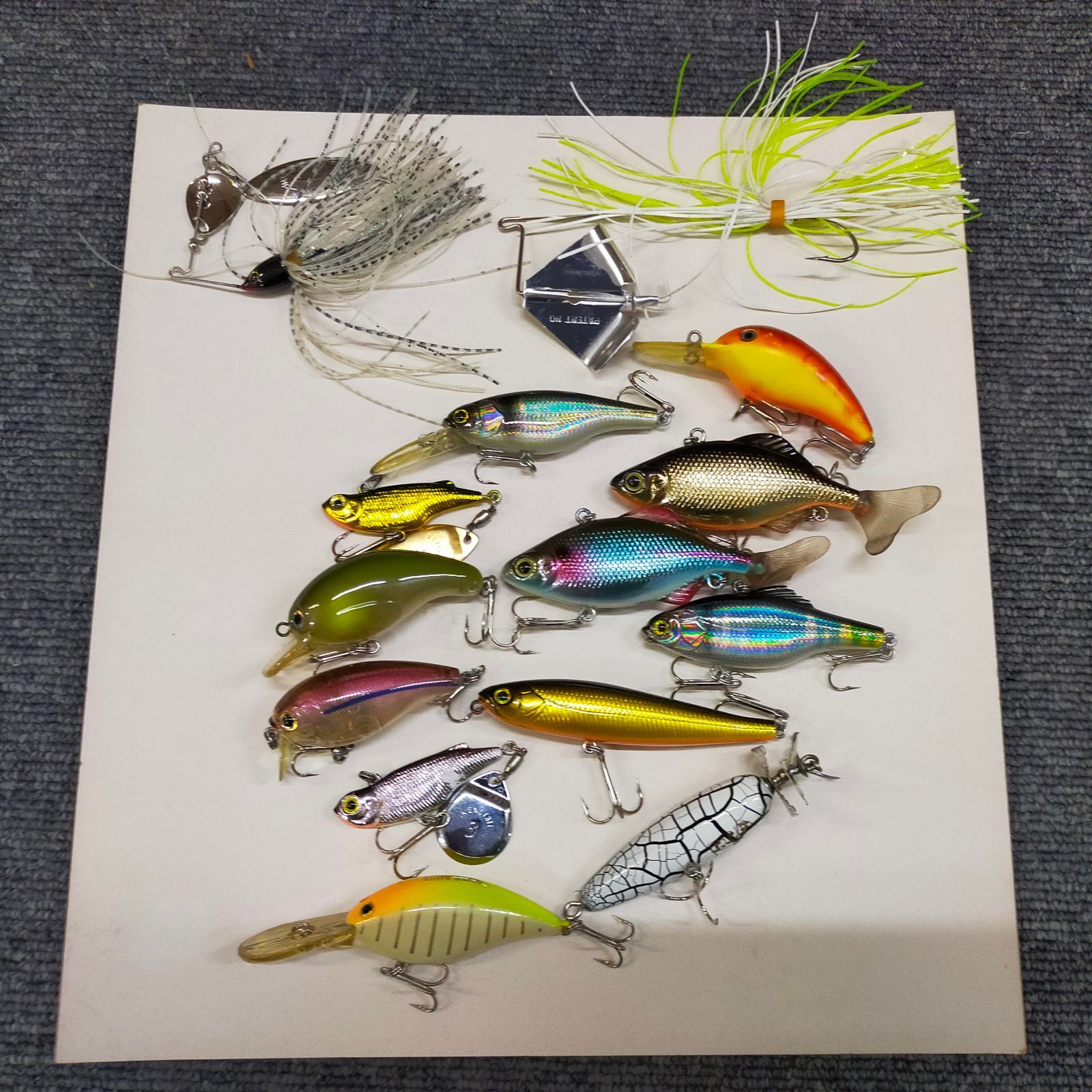 E07-20251209-001 【※着払い発送】バスフィッシング道具まとめ売り