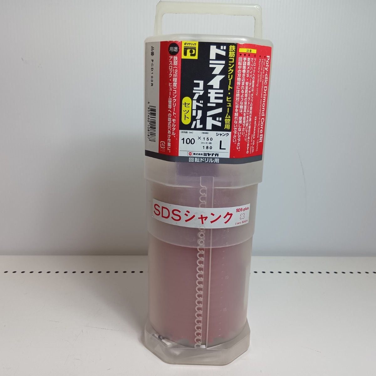 コアドリル PCD 100 R レッド ♥品 S 本体のみ mm