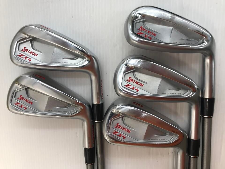 ダンロップ SRIXON ZX4 Mk2 Steel Fiber i70 CW Rフレックス アイアン