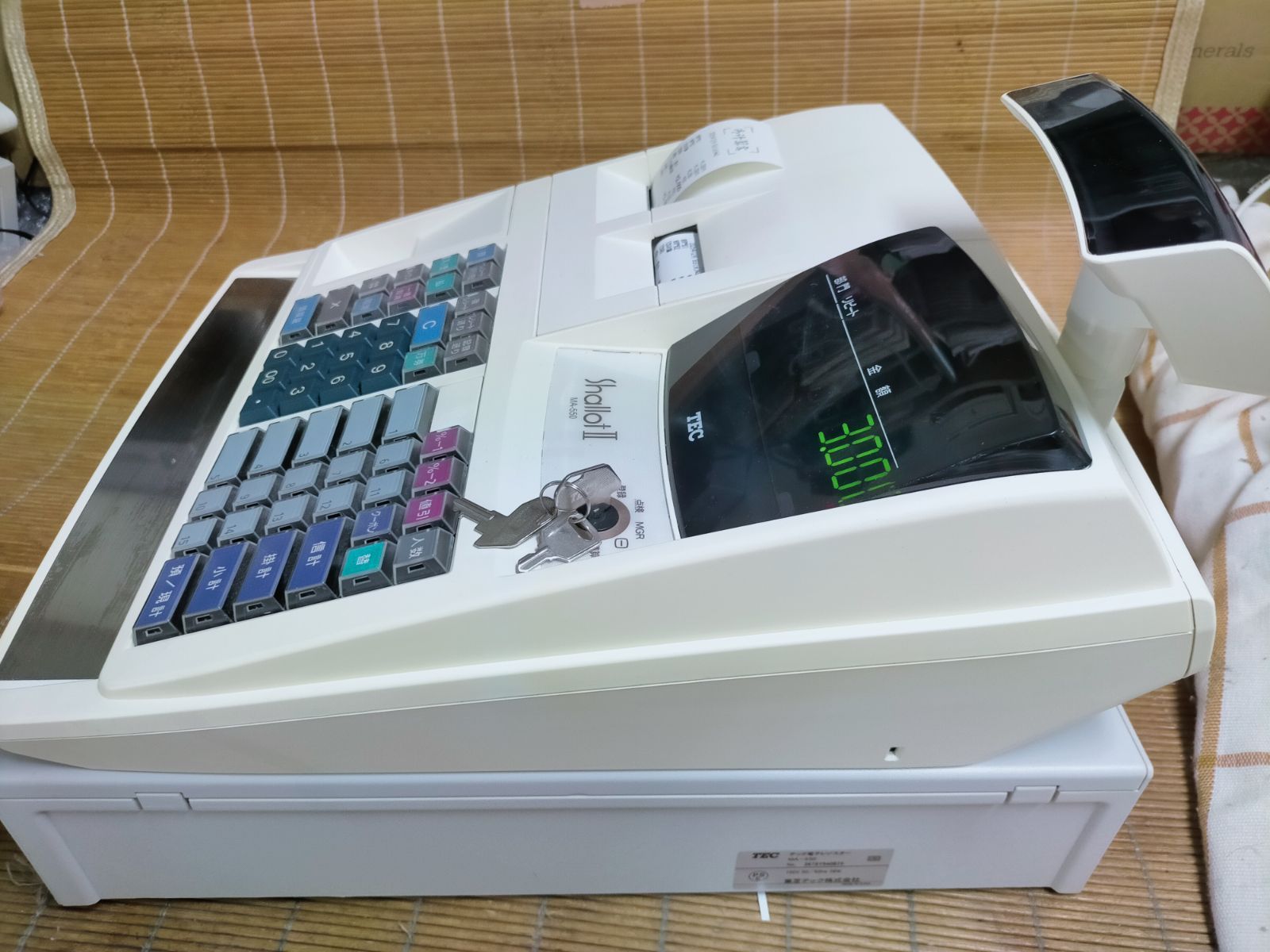 テックレジスター MA 550 ツインプリンター 機種 118860 レジ用品 店舗運営用品 店舗用品