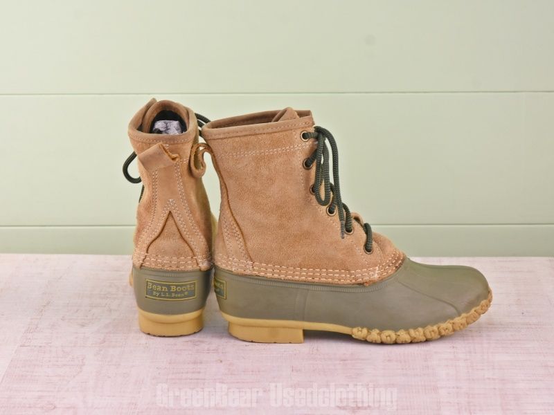 E 228 L.L.Bean ビーンブーツ スウェード 茶 レディース W 6 M 23 cm