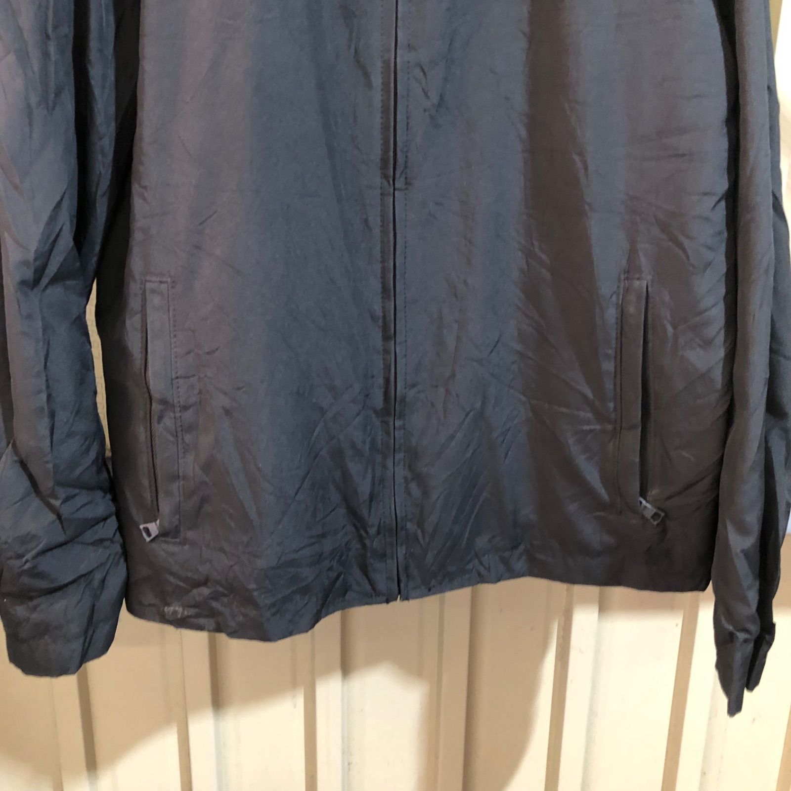 1120 BANANA REPUBLIC ナイロンジャケット ブラック S バナナリ