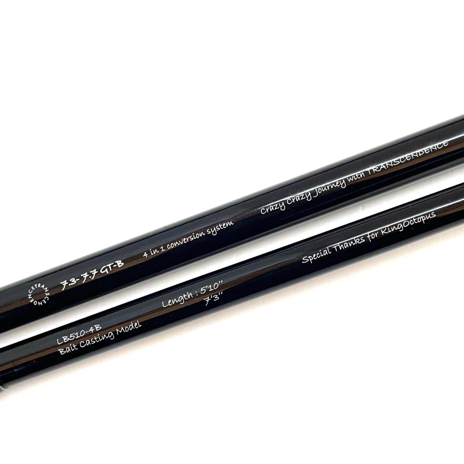| トランスセンデンス ロッド レイトブルーミングス 510 GT-B 釣竿 5ピース 84