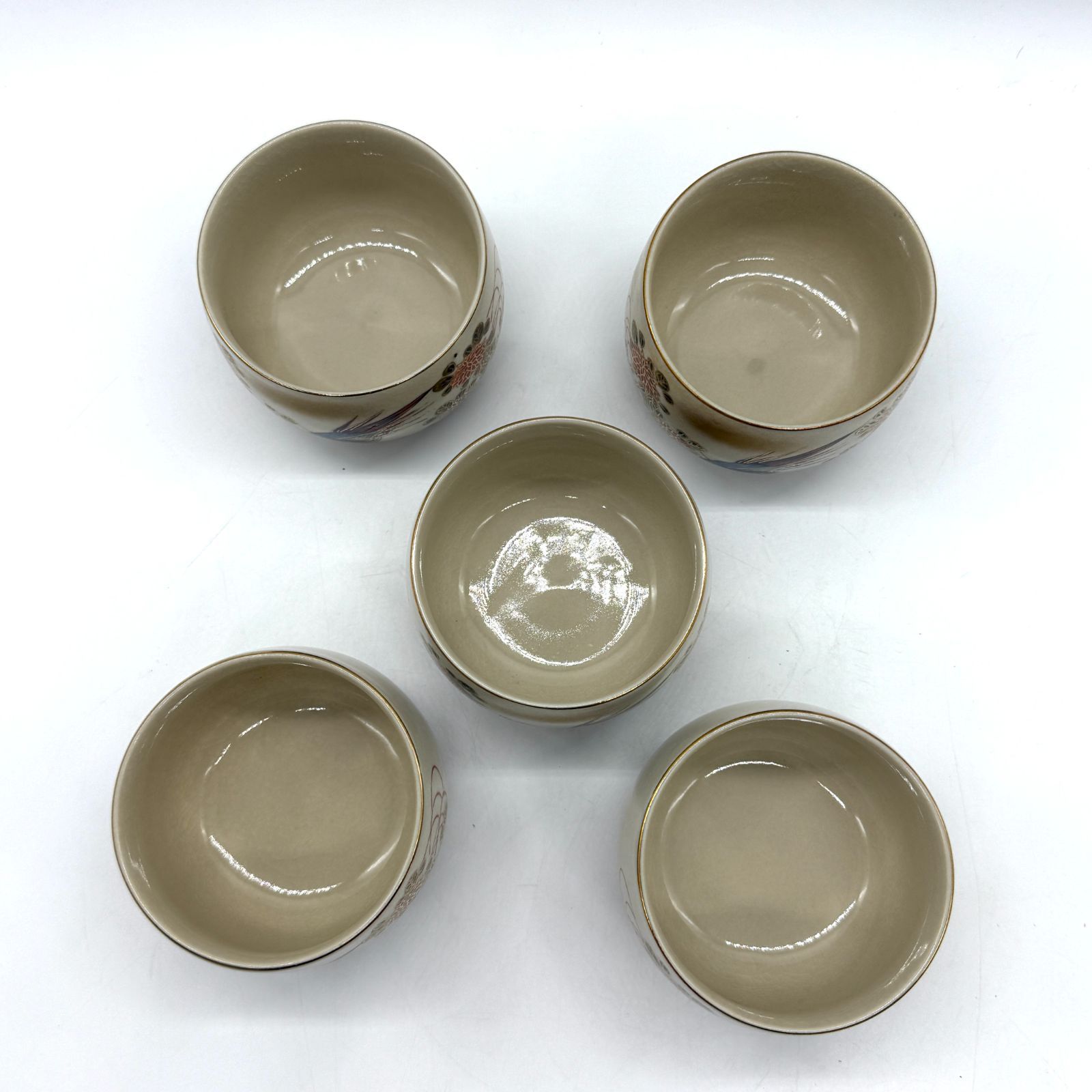 1767 九谷焼　茶器セット　急須1客　湯呑5客　未使用 茶器セット 九谷焼湯呑5客セット 1767 九谷焼 茶器セット 急須1客 湯呑5