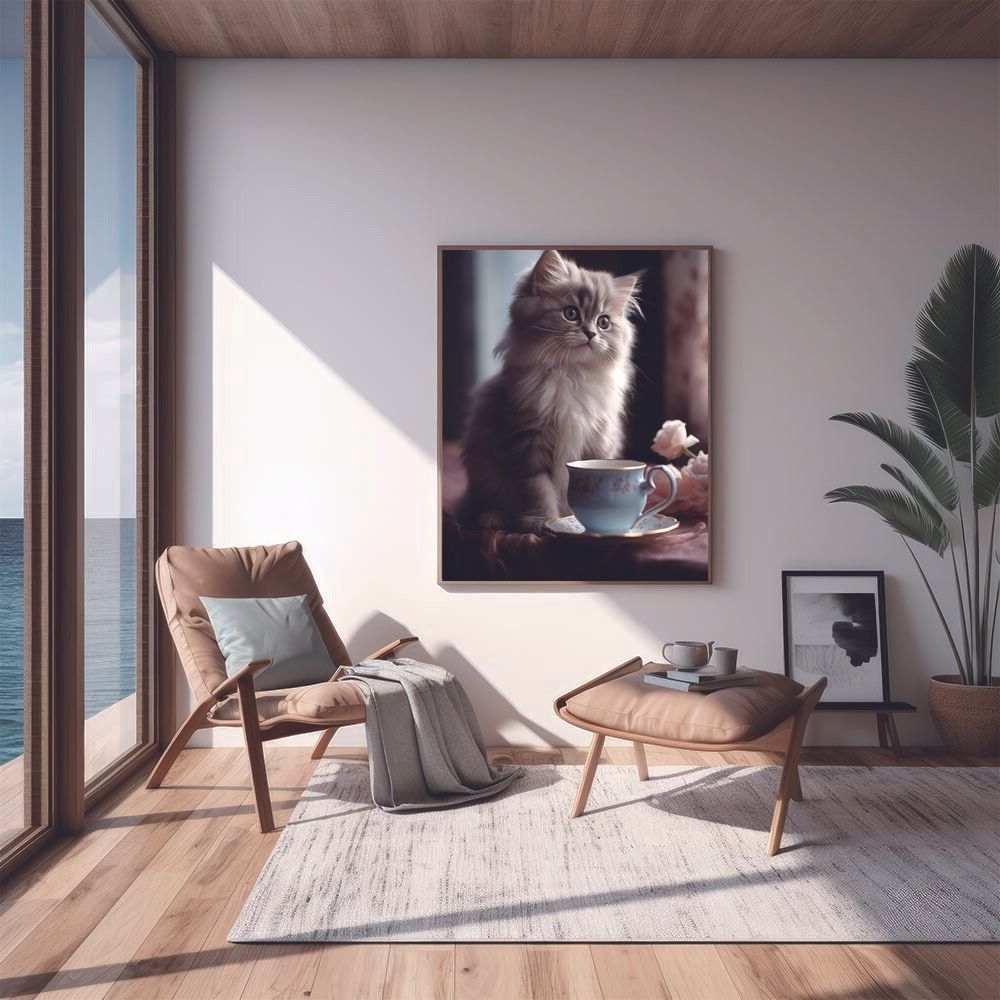 A2サイズ（約42x59cm）】【lh-poster-2759】ファンシーキャット ネコ