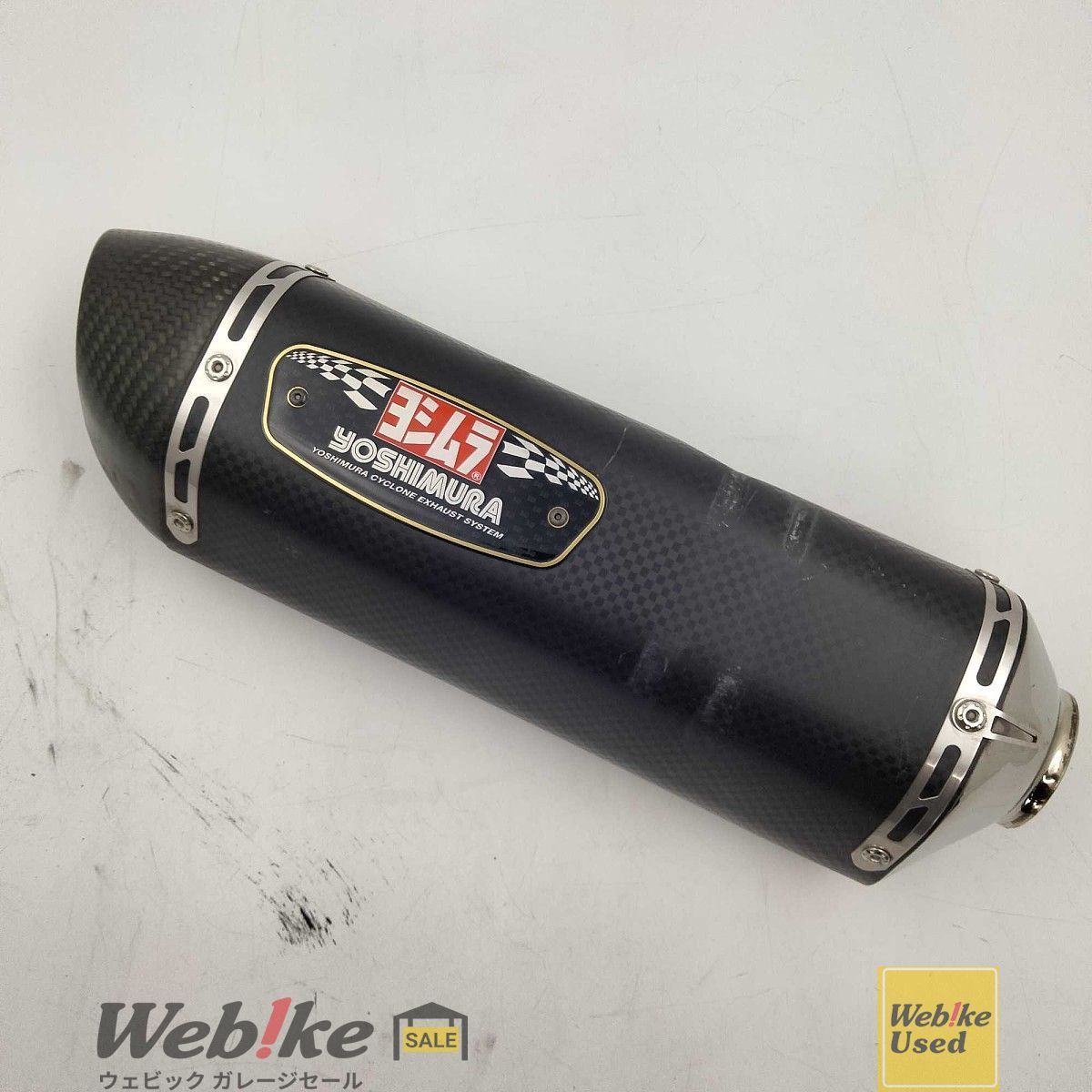 ヨシムラ NMAX 125 機械曲 R 77 S サイクロン カーボンエンド EXPORT SPEC 政府認証