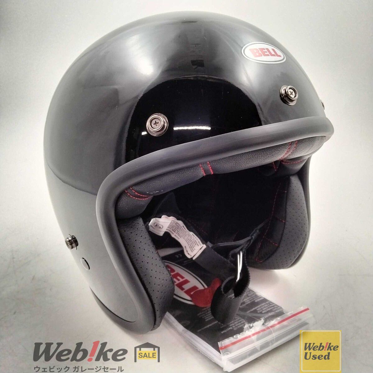 BELL カスタム500 ジェットヘルメット ソリッド ブラック サイズ M