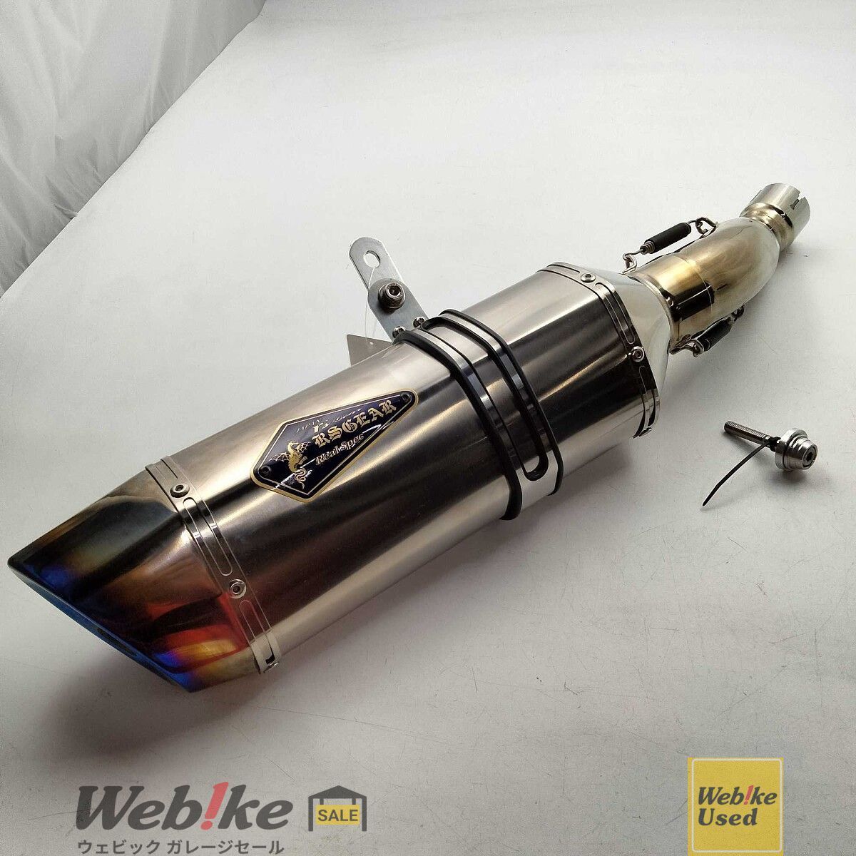 r’s gear 400 X リアルスペック スリップオンマフラー