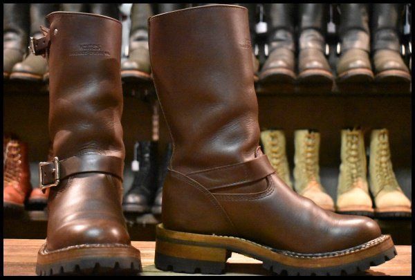 7 5 E WHITE S ホワイツ ノマド MB 9165 V ブラウン 茶 ビブラム100ダブル 11インチハイト エンジニア NOMAD ブーツ FK 401